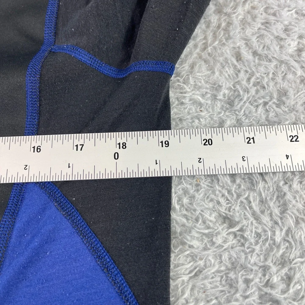 The North Face Flight Series Black Blue Quarter Zip Pullover Fleece Men M